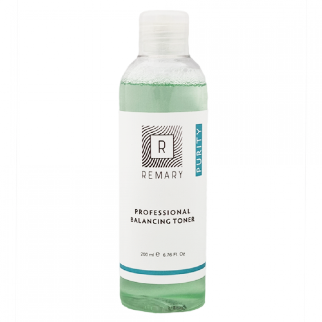 Loțiune tonică echilibrantă și hidratantă profesională pentru ten gras - Professional Balancing Toner - Purity -  Remary - 200 ml